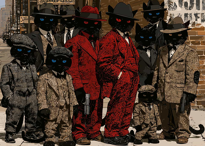 Gangster Cats Mafia Crew