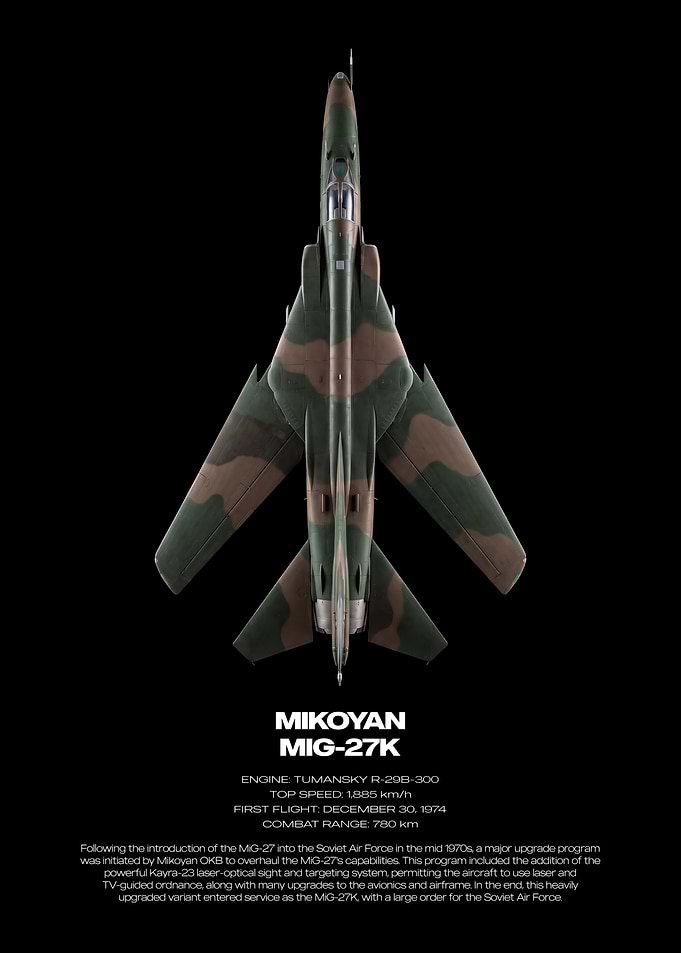 Mikoyan MiG-27K Technical Poster
