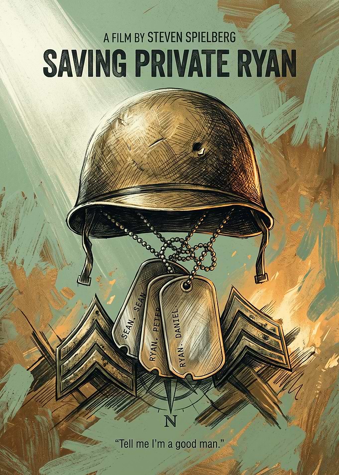 Saving Private Ryan Movie War Classic Wall Art