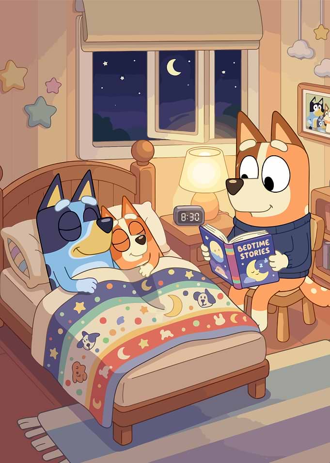 Bluey and Bingo Bedtime Story