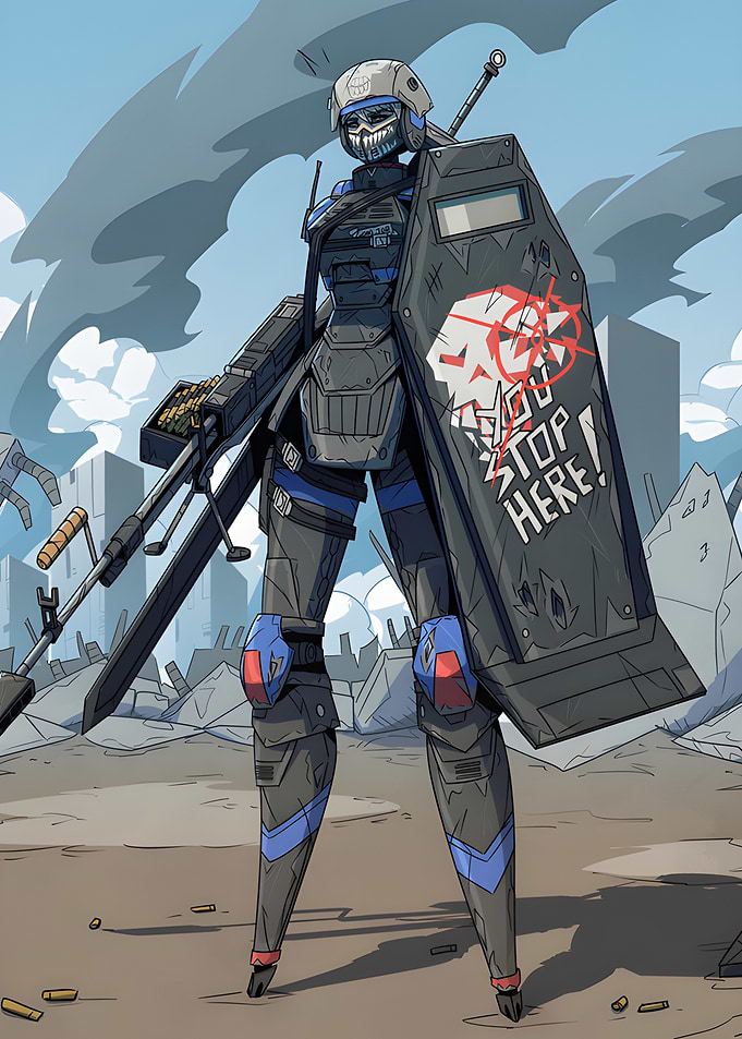 Signalis game poster fun art