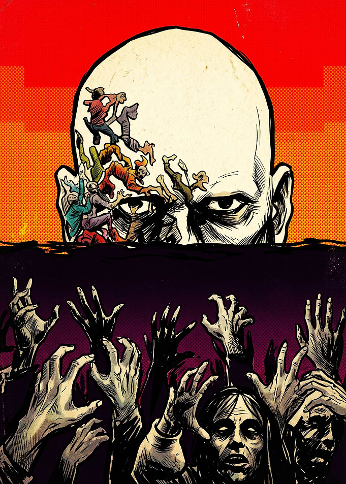 Surreal Comic Art of Drowning Minds