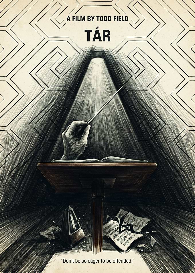 Tar Movie Psychological Drama Vintage Poster