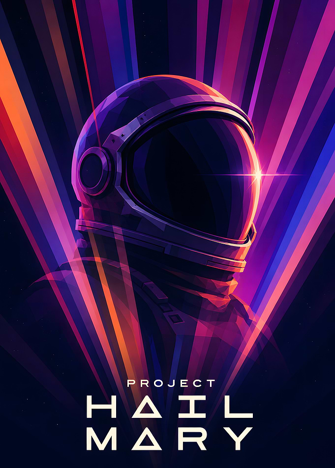 Project Hail Mary Astronaut Poster
