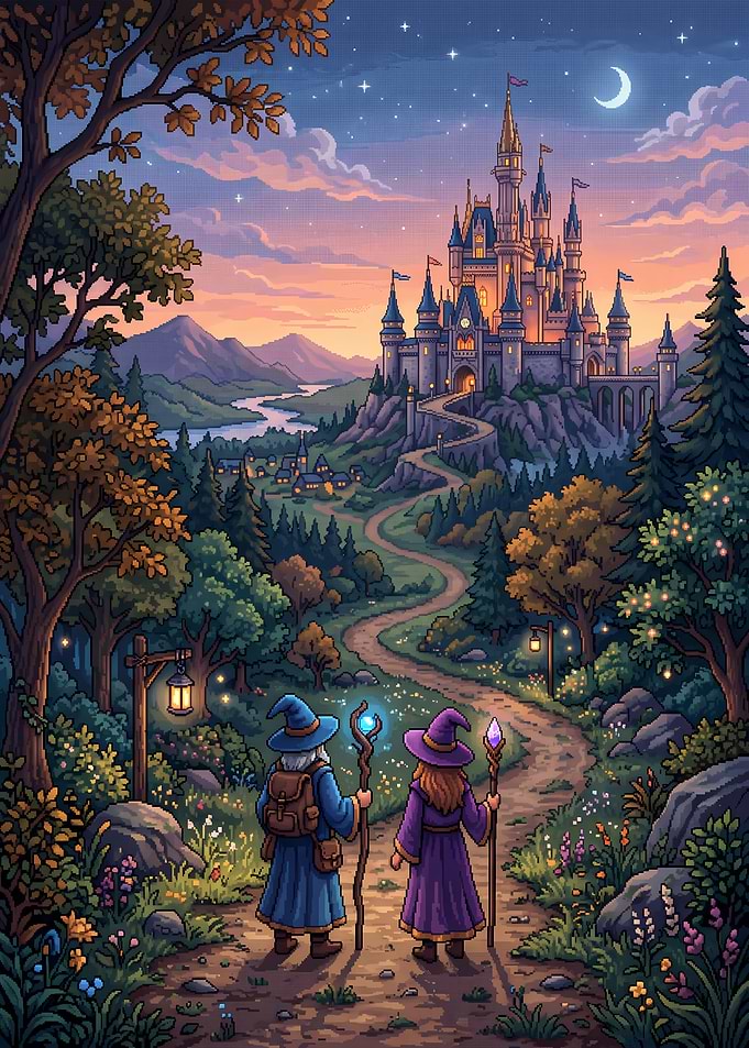 Wizards Journey to Enchanted Castle