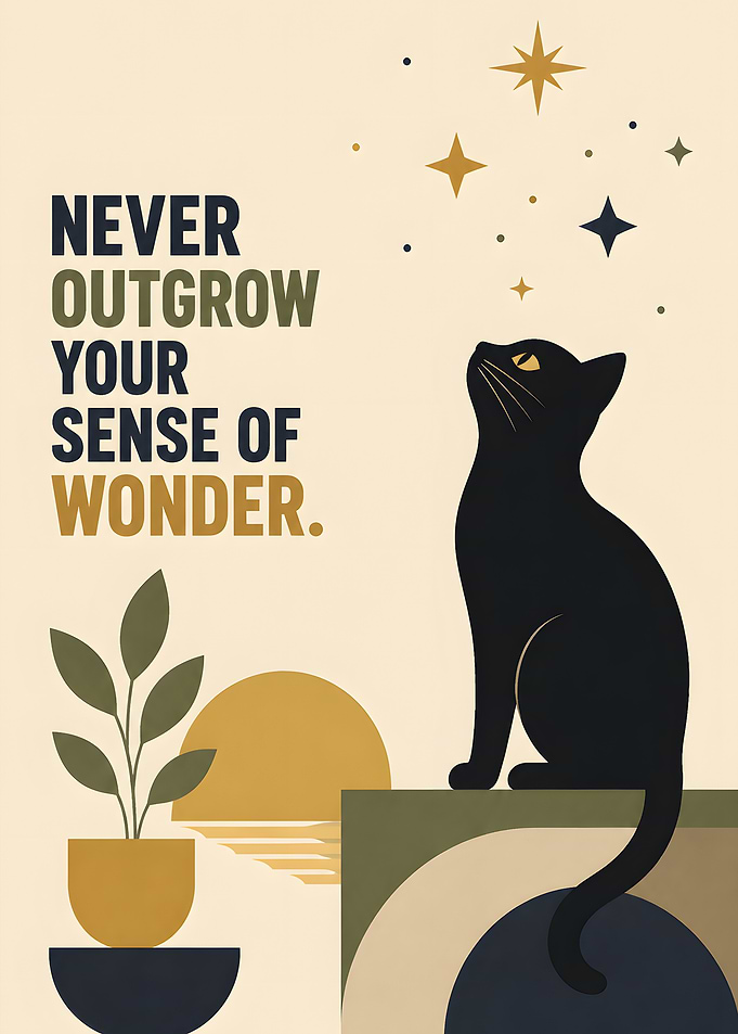 Never Outgrow Your Sense of Wonder