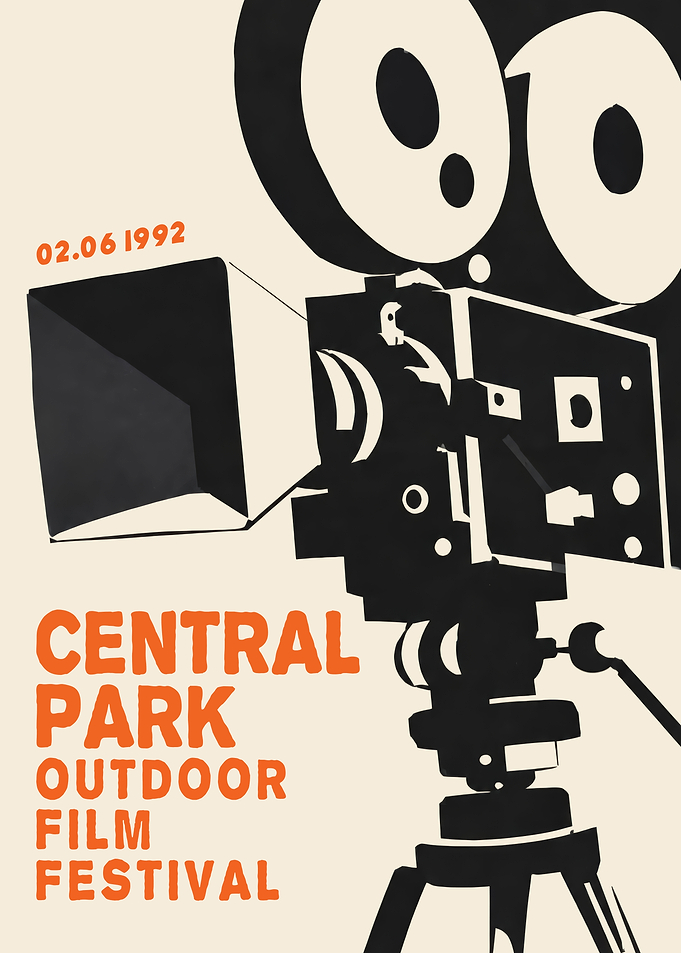 Central Park Outdoor Film Festival Poster