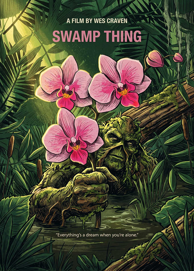 Swamp Thing Movie Horror Fantasy Retro Poster