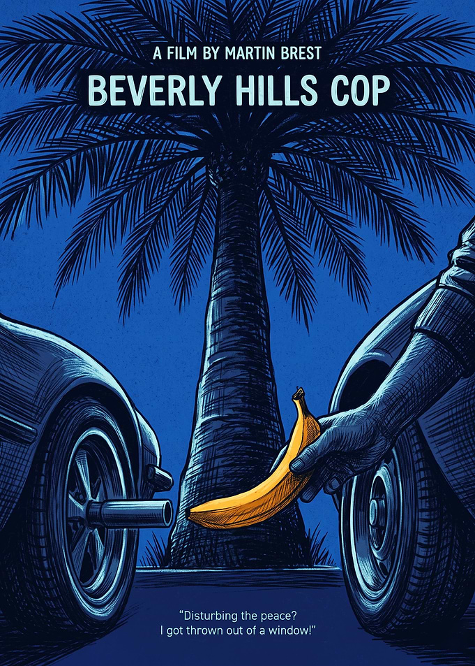 Beverly Hills Cop Movie Action Comedy Print