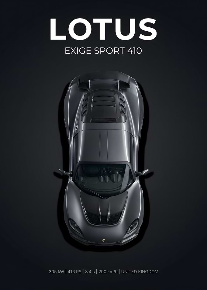 Lotus Exige Sport 410 Poster