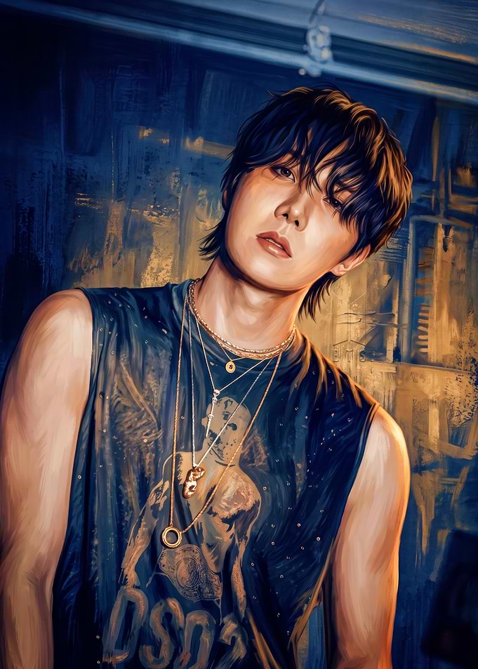 Digital Portrait of J-Hope
