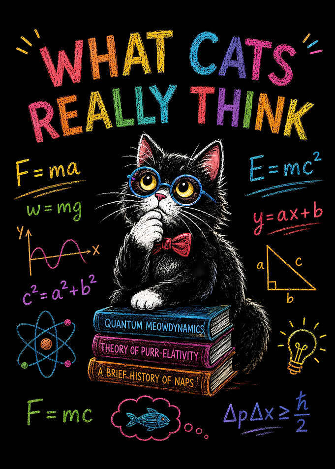 What Cats Really Think Science Illustration