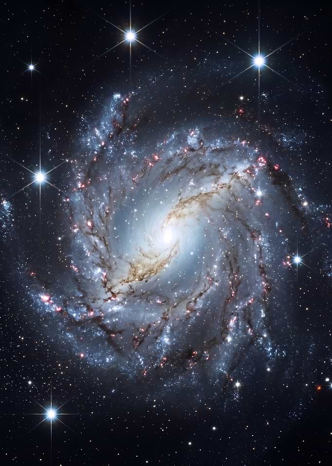Spiral Galaxy in Deep Space