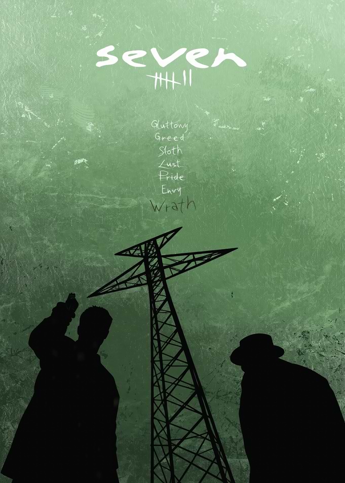 Seven Movie Minimalist Poster