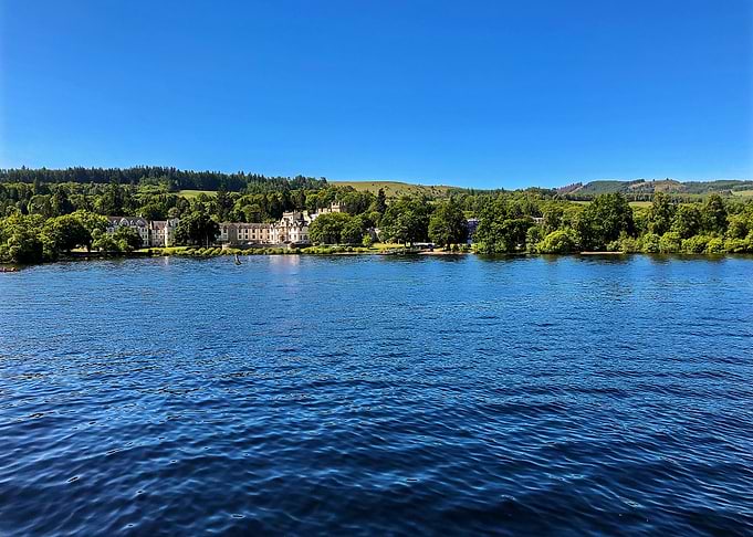 Loch Lomond Shoreline and Buildings