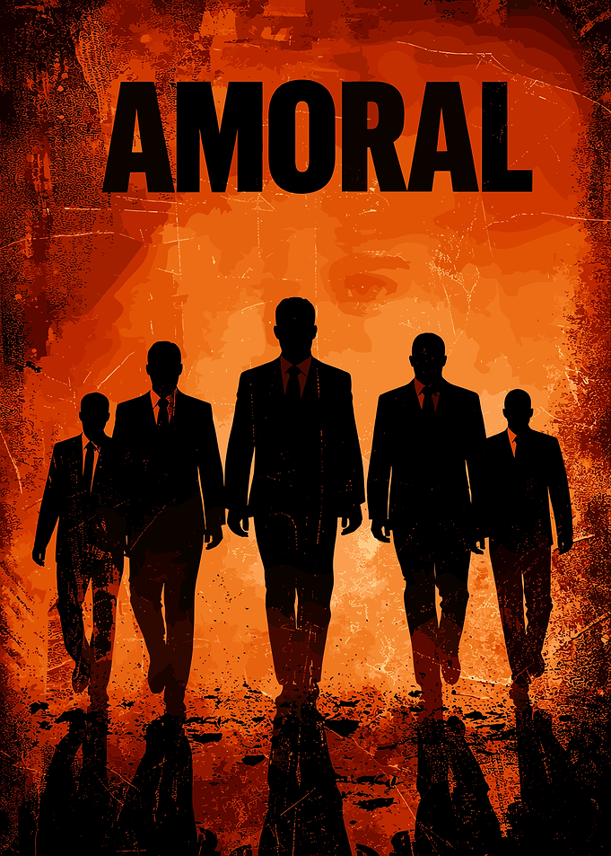 Amoral Men in Suits Poster