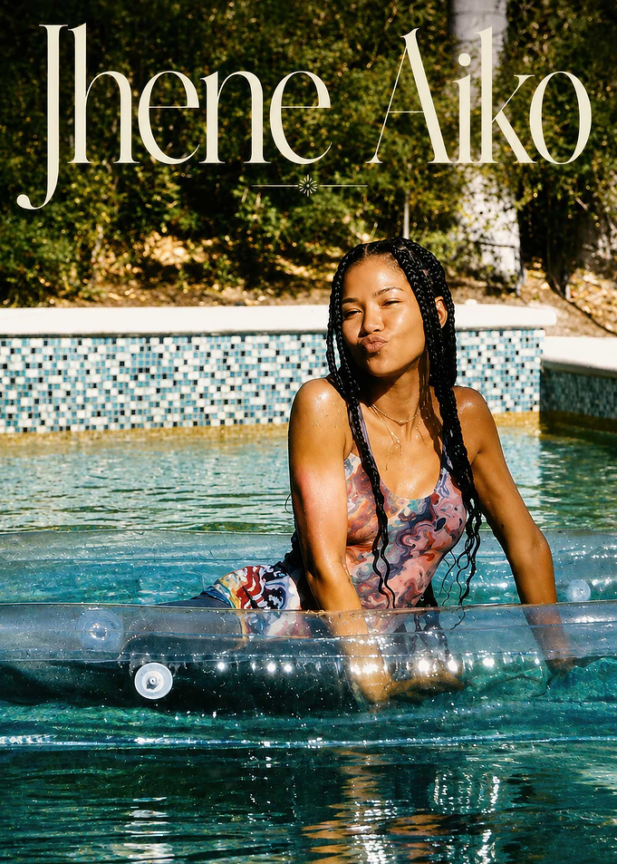 Jhene Aiko Poolside Portrait