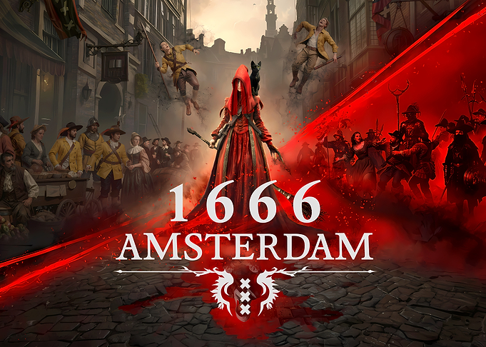 1666 Amsterdam Fantasy Game Poster