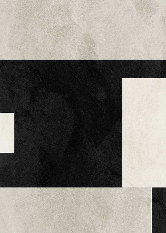 Minimalist Black and Beige Geometric Art