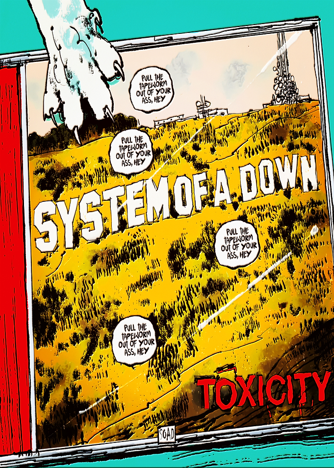 System of a Down Toxicity Album Art