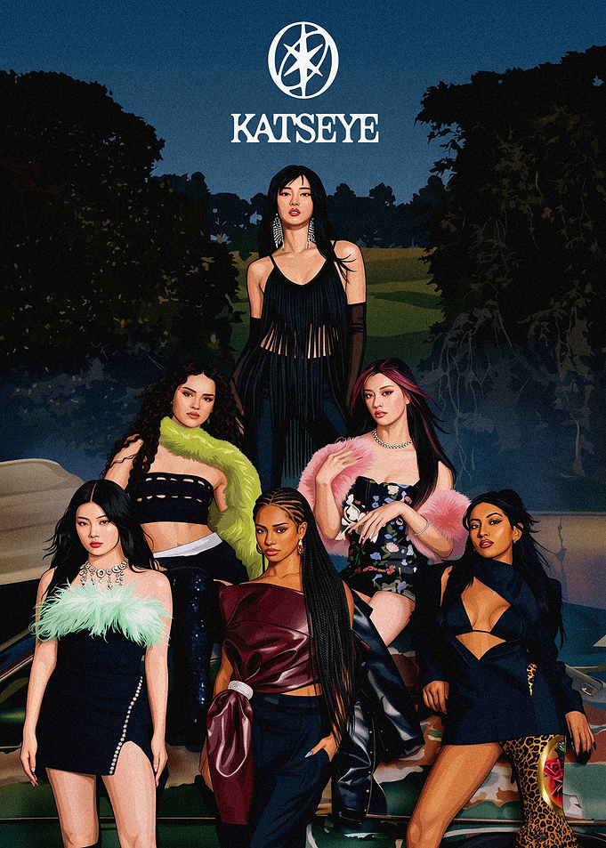 Katseye Portrait Poster