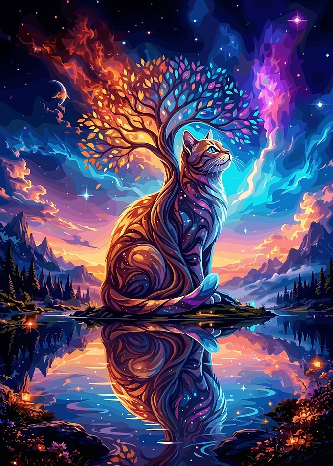 Cosmic Cat and Tree of Life
