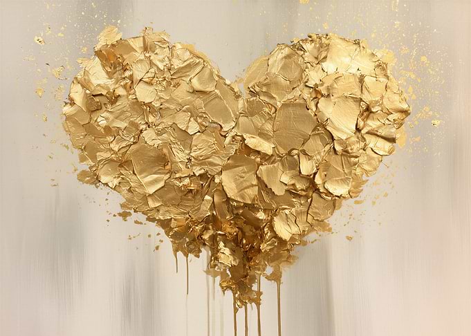 Golded Heart