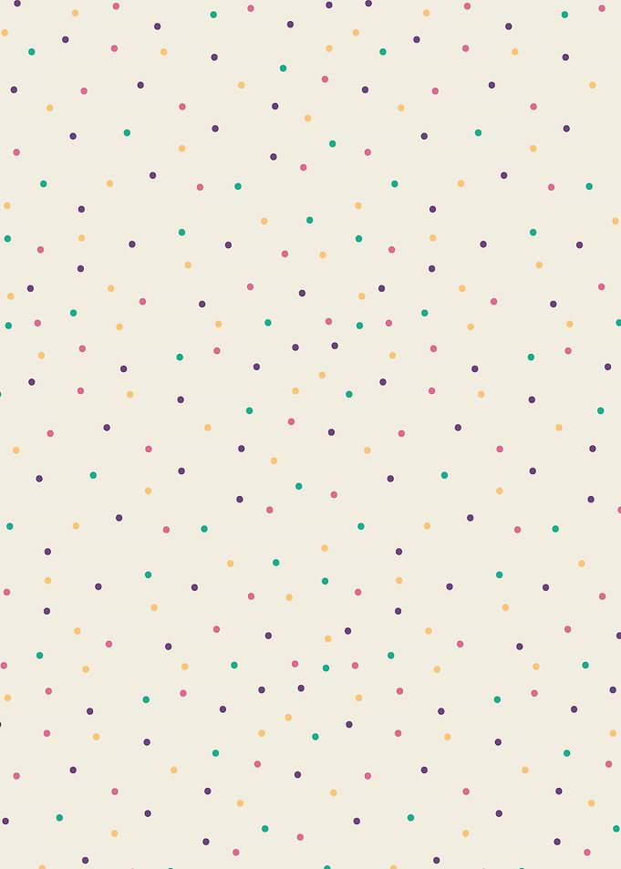Colorful Confetti Polka Dot Pattern