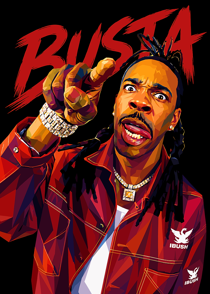 Busta Rhymes Pop Art Portrait