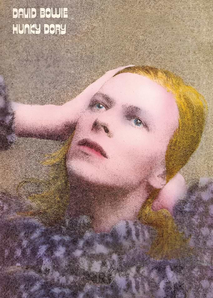 Hunky Dory Album Cover Art Poster
