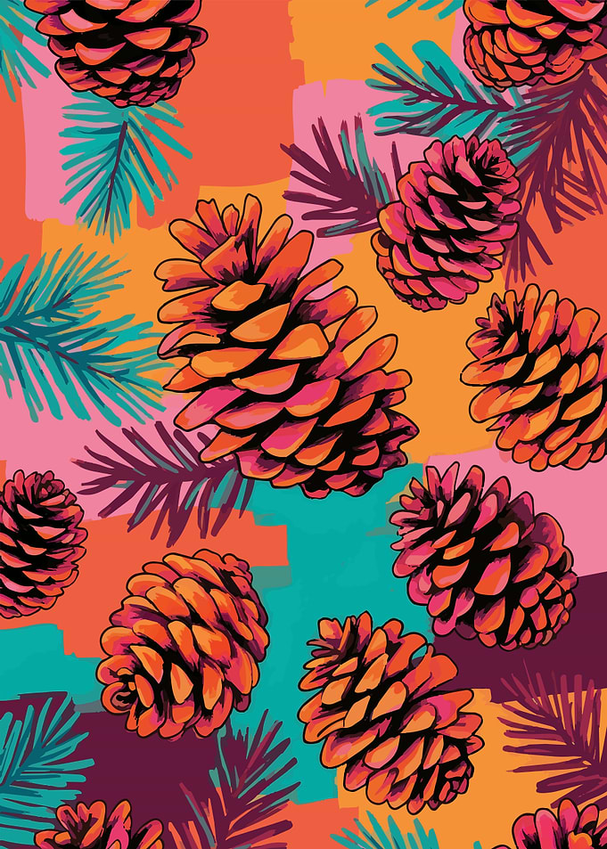 Pine Cones and Pine Branches