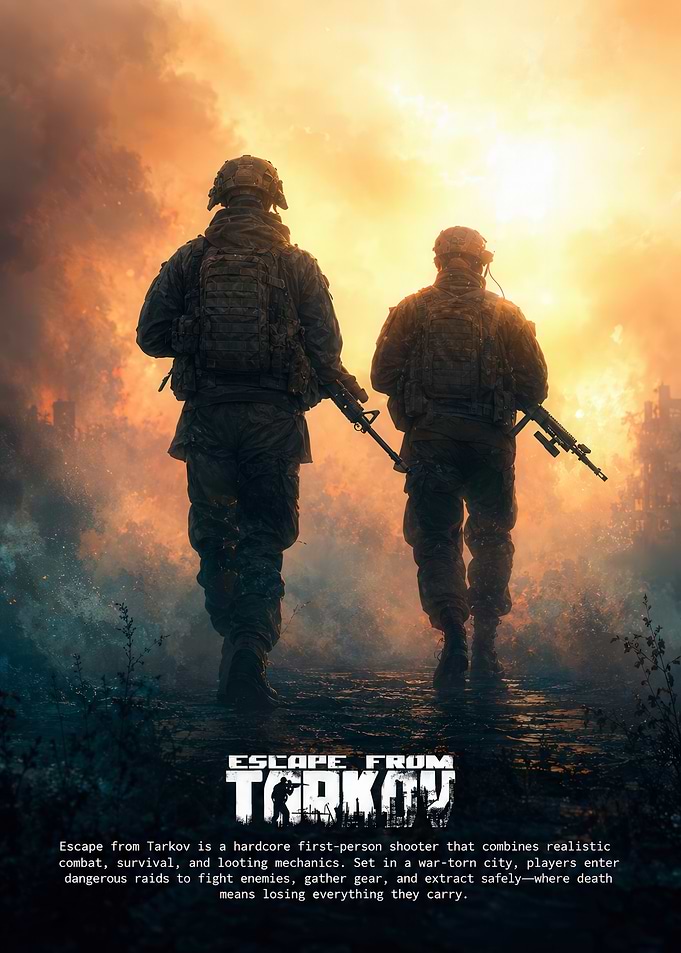 Escape From Tarkov Soldiers Poster