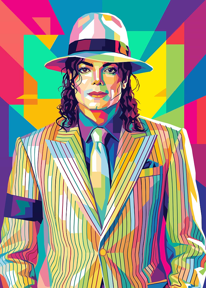 Michael Jackson Pop Art Portrait