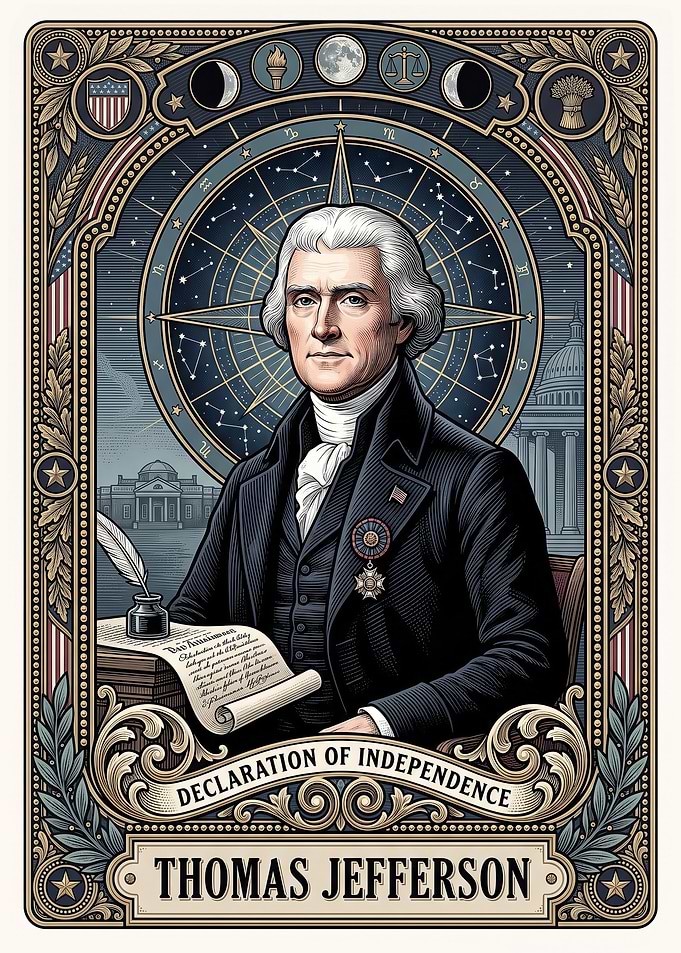 Thomas Jefferson Declaration of Independence Portrait