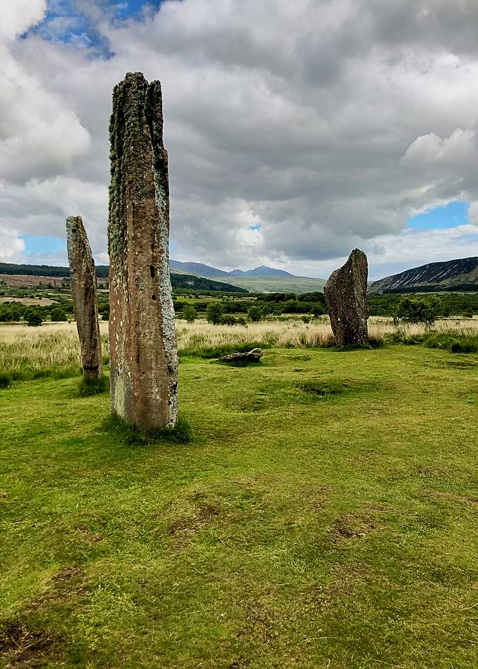 Three Standing Stones on the Isle of Arran - Scotland Photography