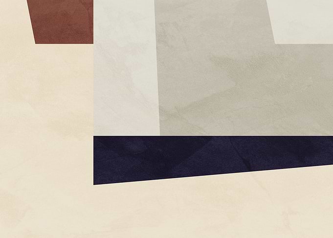 Minimalist Geometric Abstract Composition
