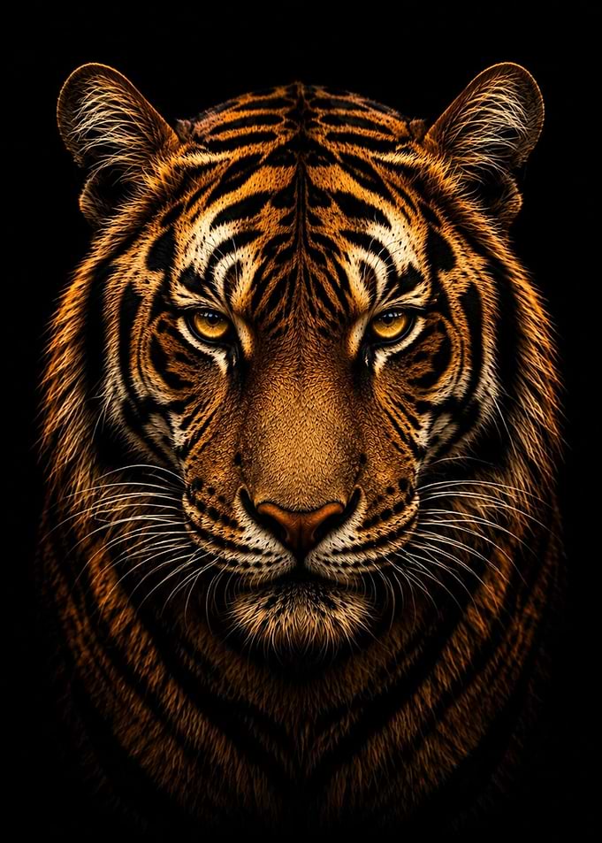 Majestic Tiger Portrait