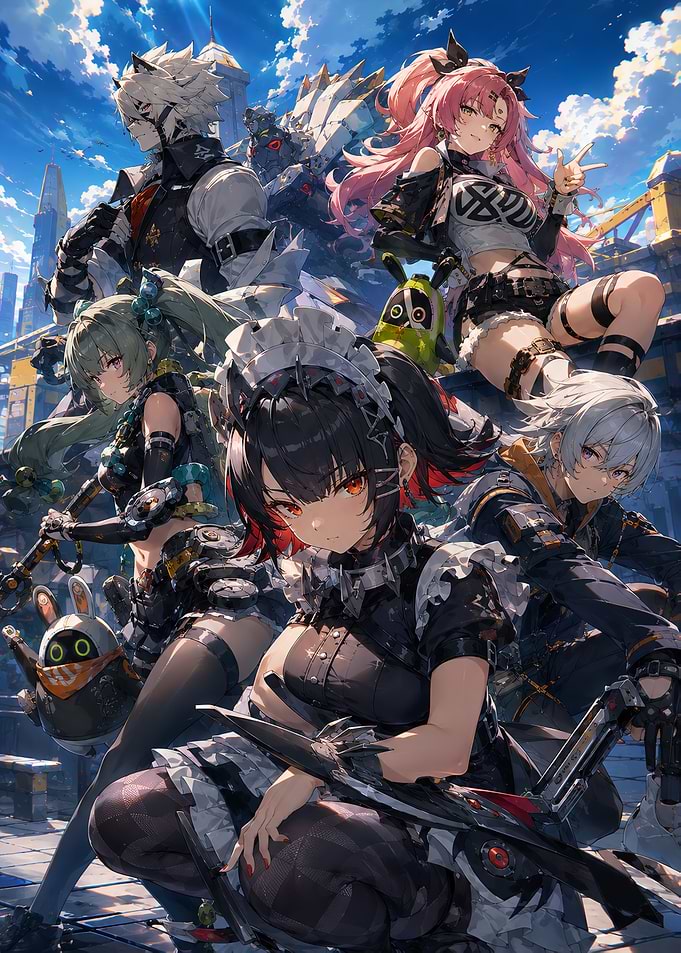 ZZZ Character Group Illustration
