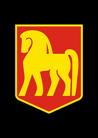 Heraldic Shield with Golden Horse