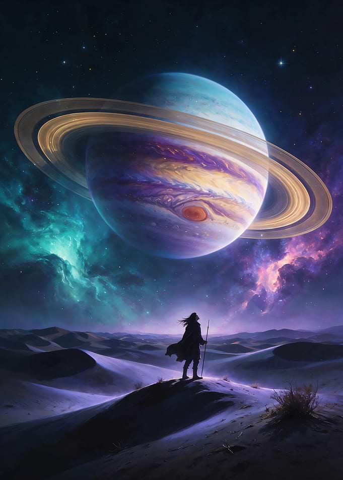 Beneath the Ringed Giant