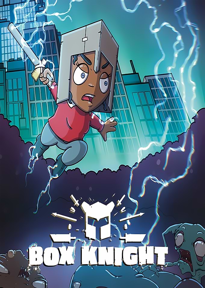 Box Knight Action Game Poster