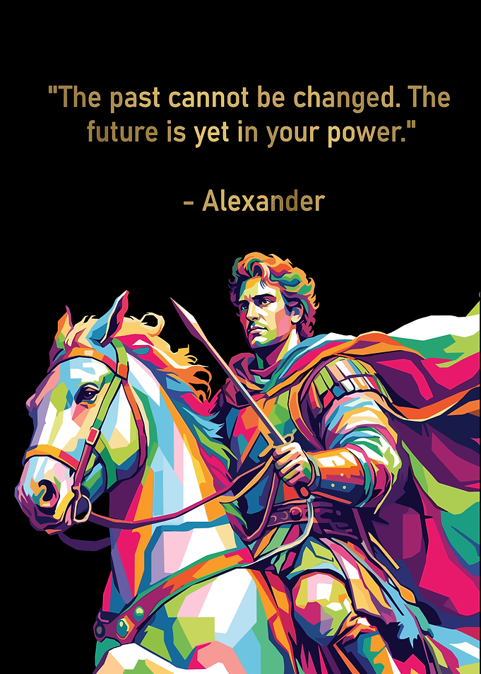 Alexander the Great Pop Art Poster
