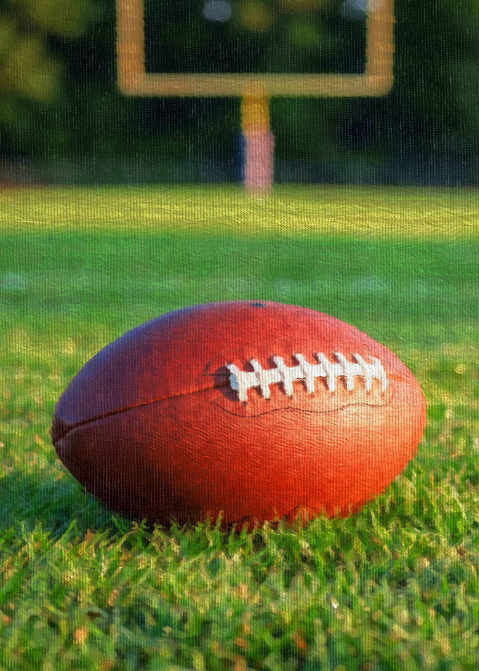 American Football on Field