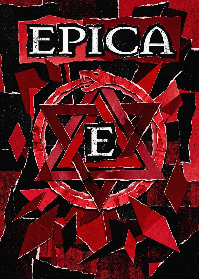 Epica Band Logo Red Collage Poster