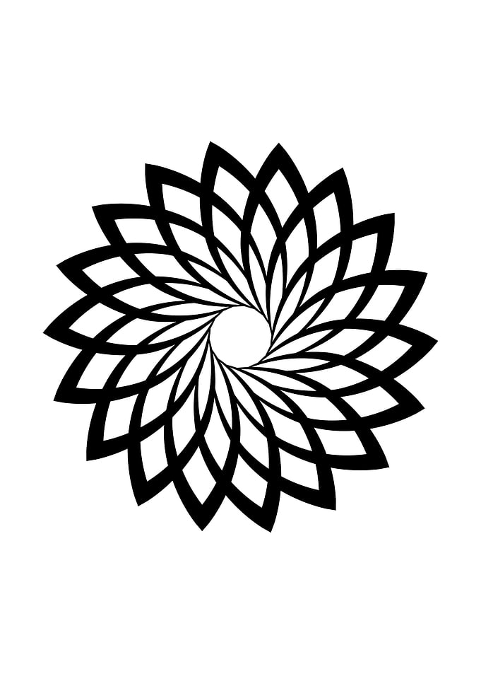 Black and White Geometric