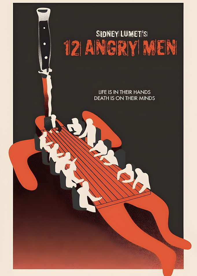 12 Angry Men Minimalist Movie Poster