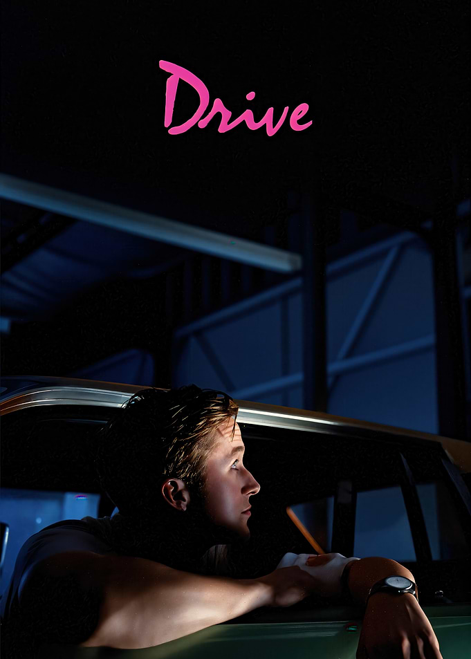 Drive Movie Poster Featuring Ryan Gosling