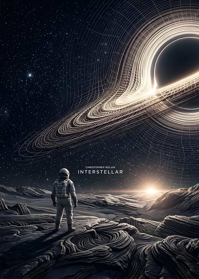 Interstellar Movie Poster Art