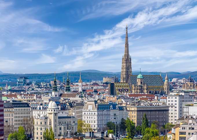 Panoramic View of Vienna Cityscape