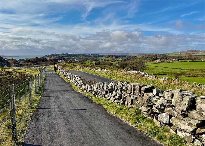 Scenic Three Distilleries Pathway - Islay Coastal Scotland